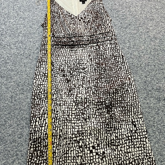 Ann Taylor Brown and Cream Midi Dress - Picture 7 of 12